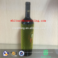 plastic PE wine bottle protective net/ foam bottle